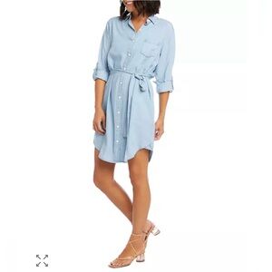 Bloomingdales Karen Kane Chambray Shirt Dress S